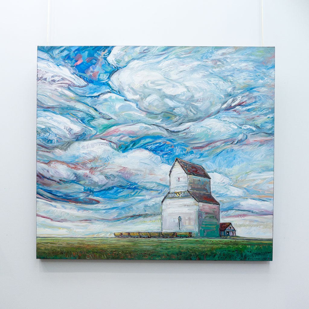 Steve R. Coffey Mill Day | 36" x 40" Oil on Canvas