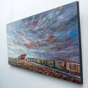Steve R. Coffey Passing | 30" x 60" Oil on Canvas