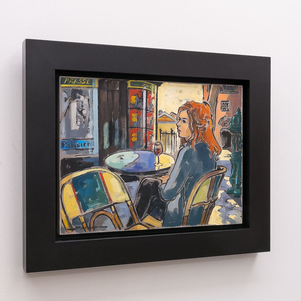 Fille Rousse, Place des Absseses | 9" x 12" Oil on Canvas Jeannette Perreault