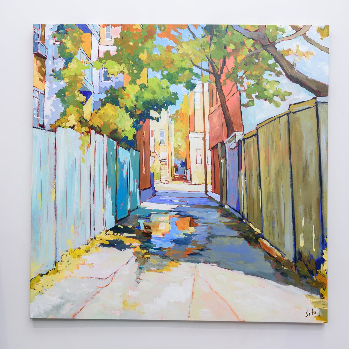 Ruelle Relève | 48" x 48" Acrylic on Canvas Sacha Barrette