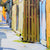 Ruelle Longue Ombre Turquoise | 48" x 24" Acrylic on Canvas Sacha Barrette