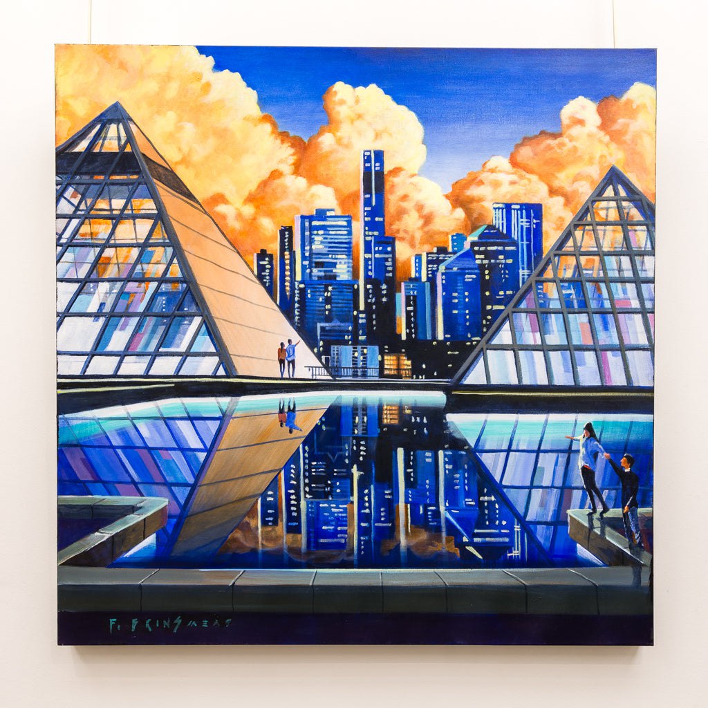 Mutart Sky | 36&quot; x 36&quot; Acrylic on Canvas Fraser Brinsmead