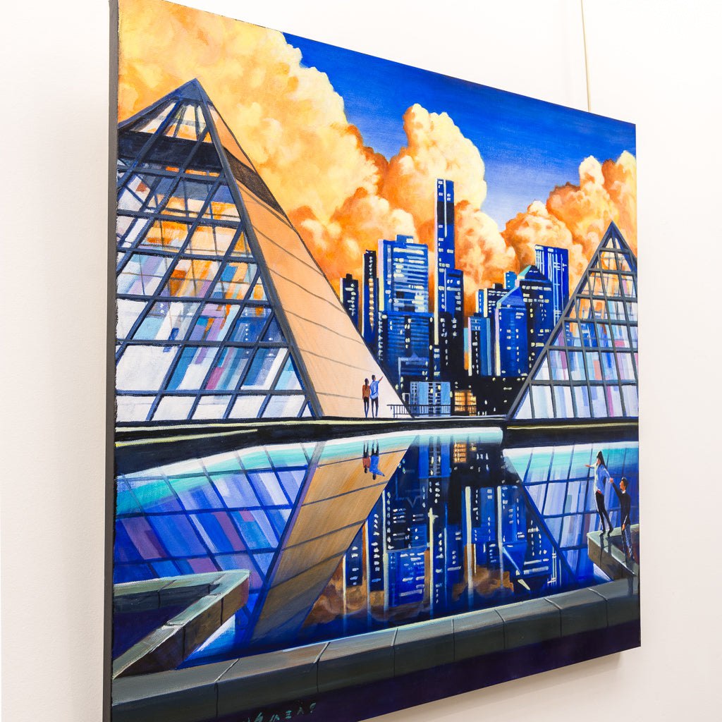 Mutart Sky | 36" x 36" Acrylic on Canvas Fraser Brinsmead