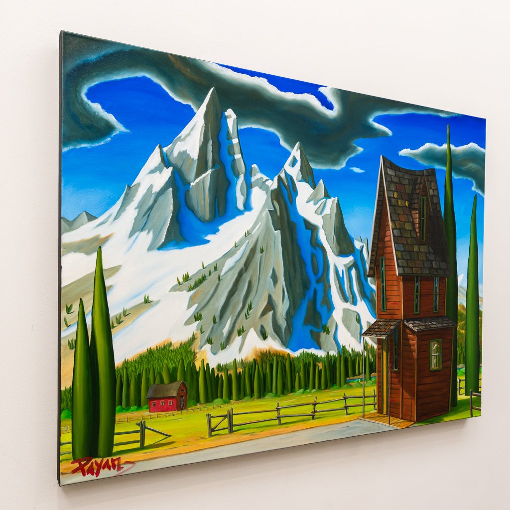 Mt. McGowan, Sawtooths, Idaho | 30" x 40" Oil on Canvas Glenn Payan