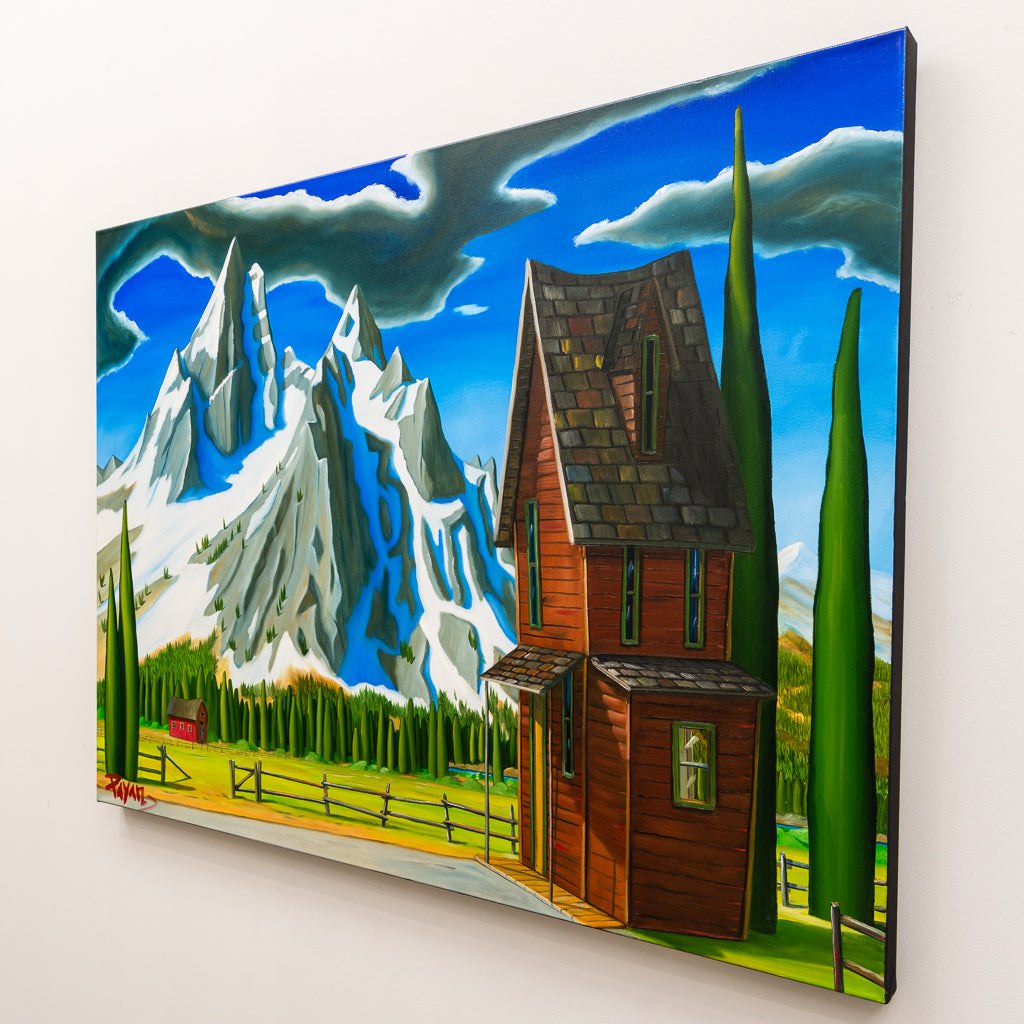Mt. McGowan, Sawtooths, Idaho | 30" x 40" Oil on Canvas Glenn Payan