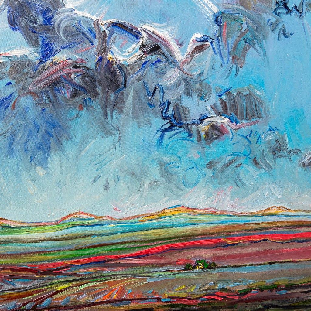 Moondance Over Hills | 36" x 48" Oil on Canvas Steve R. Coffey