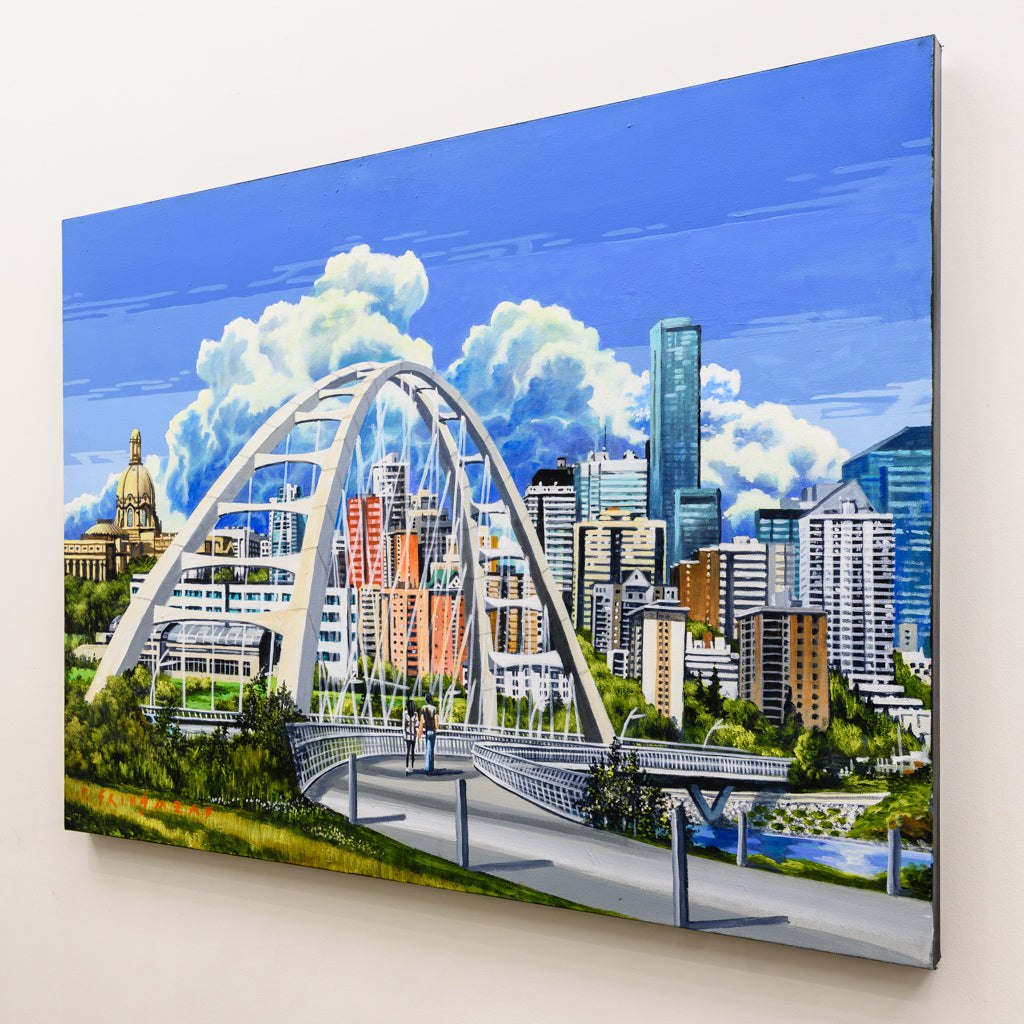 Pedestrian Walterdale | 30" x 40" Acrylic on Canvas Fraser Brinsmead