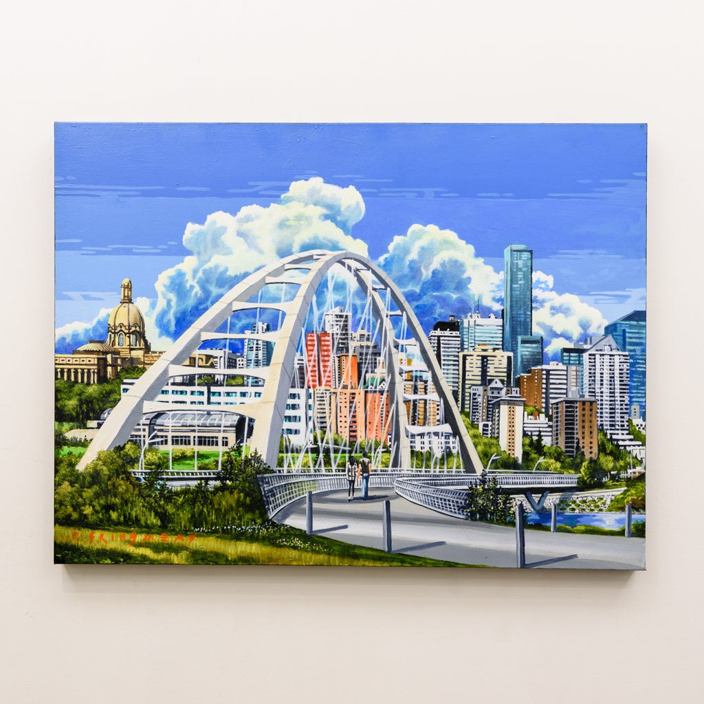 Pedestrian Walterdale | 30&quot; x 40&quot; Acrylic on Canvas Fraser Brinsmead