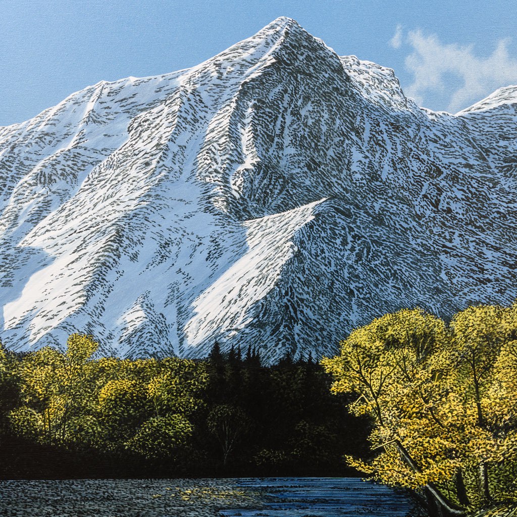 Fall Creek | 30" x 36" (2001) Acrylic on Canvas W. H. Webb