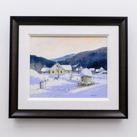 Village in the Carpathian Mountains