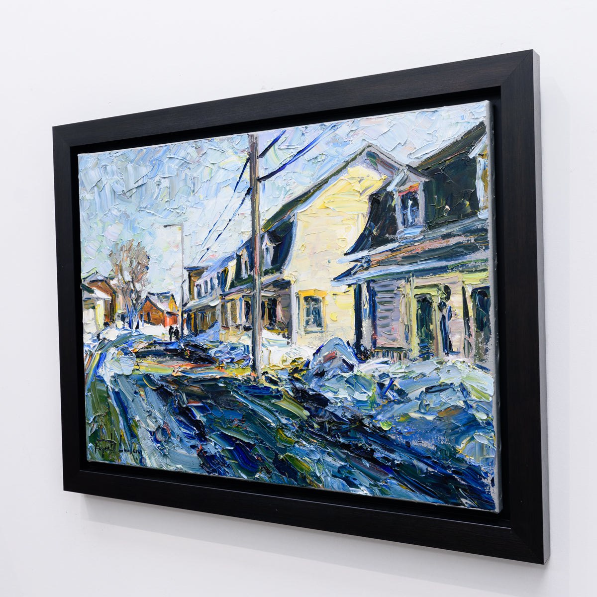 Rue de Baie St. Paul Charlevoix | 18" x 24" Oil on Canvas Raynald Leclerc