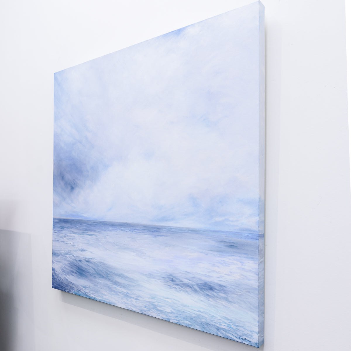 Winter Sea - Liminal | 36" x 36" Oil on Canvas Patricia Johnston