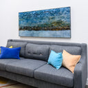 Painted From Memory | 27.5" x 60" mixed media on panel David Graff