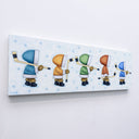 We Will Play All Day | 12" x 36" Acrylic on Birch Panel Peter Wyse