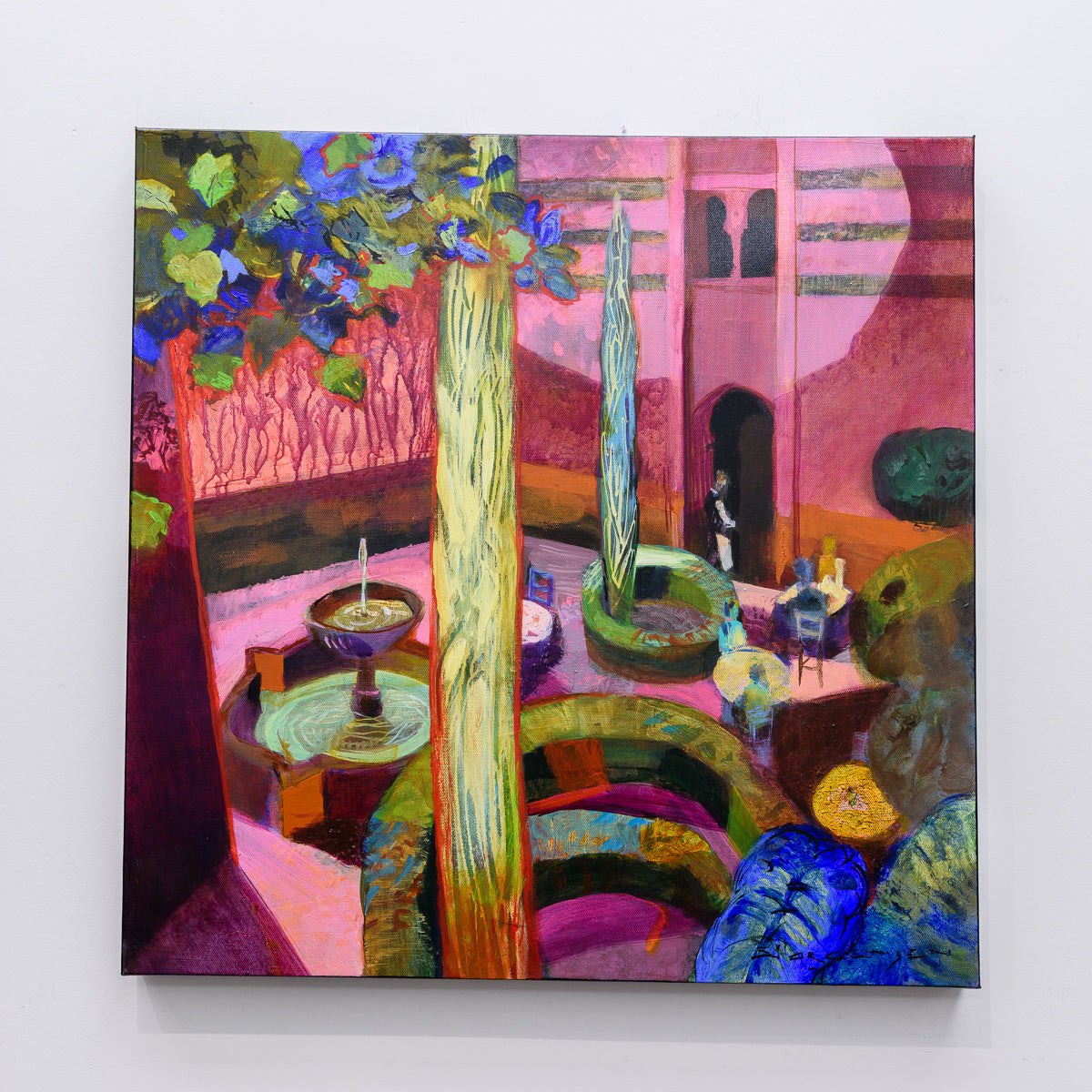 Moorish Dining | 24" x24" Acrylic on Canvas Paul Jorgensen