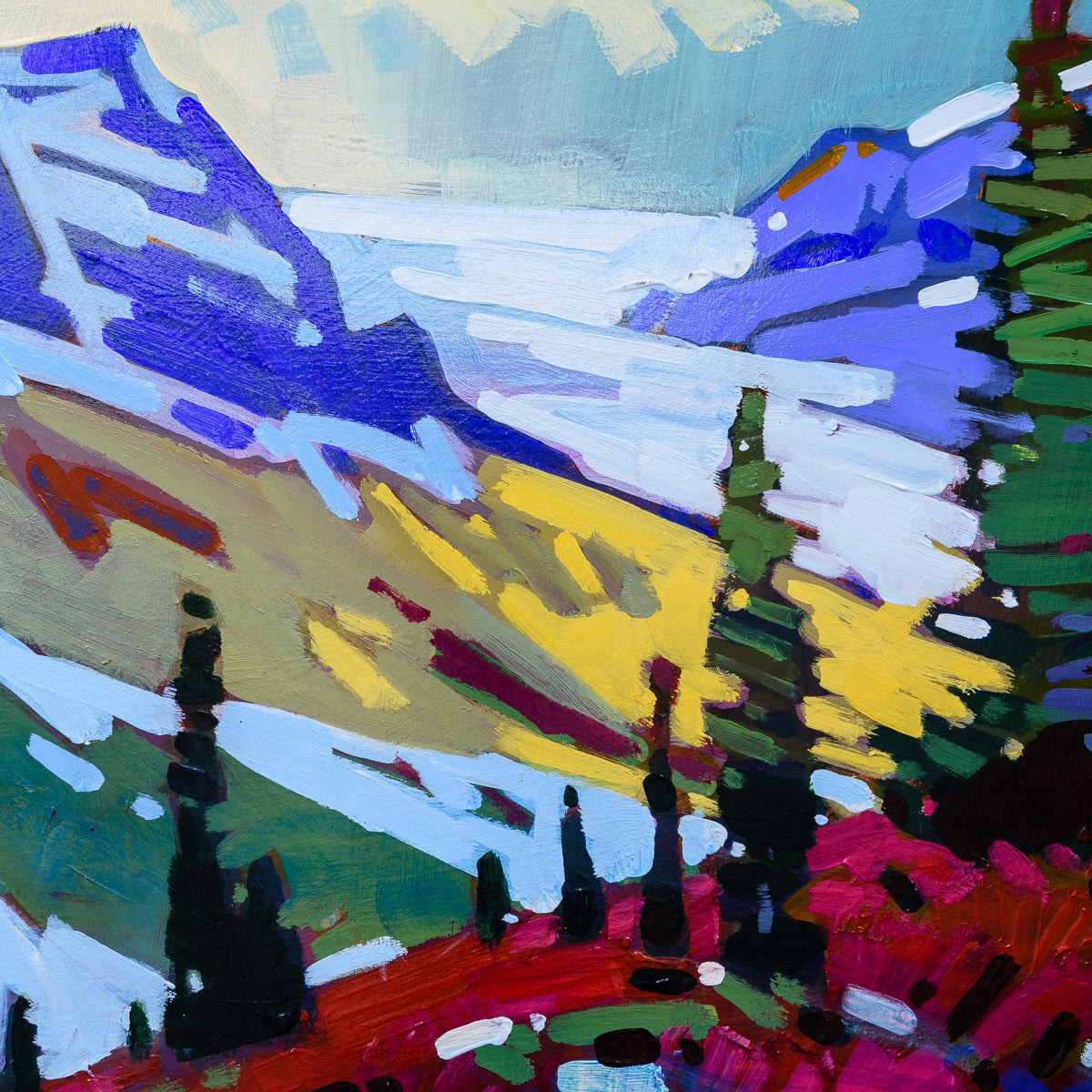 Icefields Autumn | 12" x 16" Oil on Panel Cameron Bird