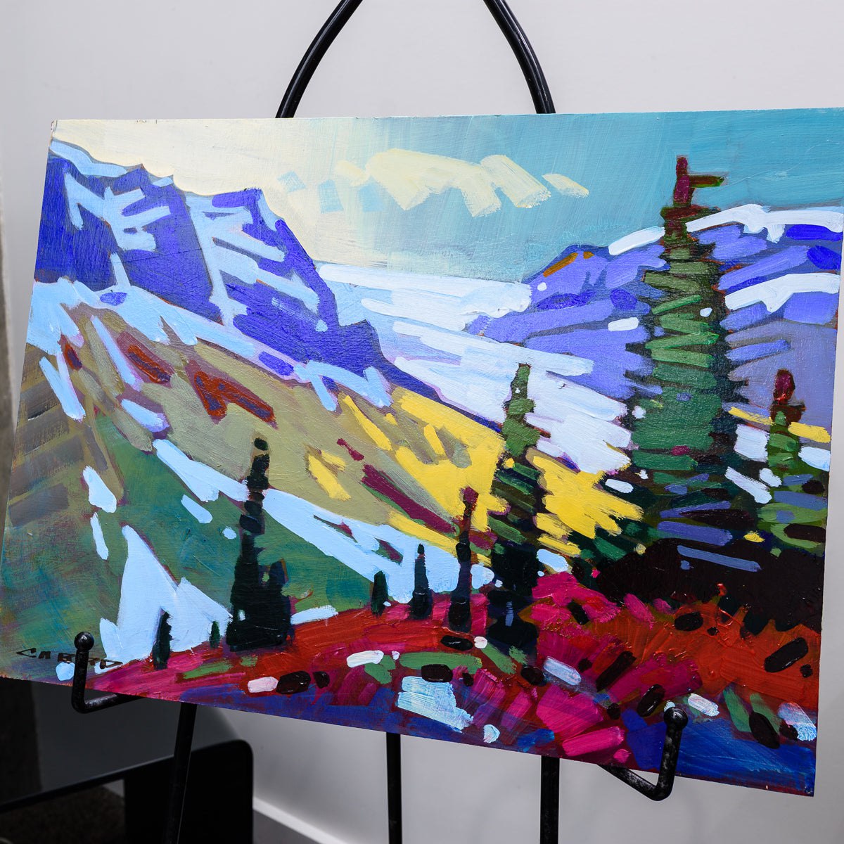 Icefields Autumn | 12" x 16" Oil on Panel Cameron Bird