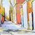 Ruelle Pastel et Soleil | 24" x 48" Acrylic on Canvas Sacha Barrette