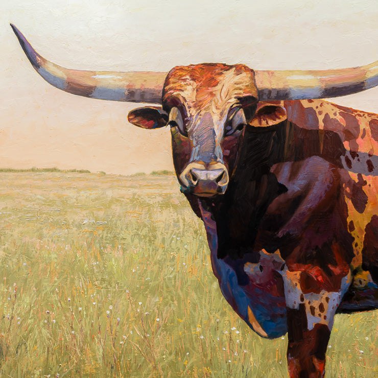 I Call Bull | 36" x 60" Oil on Panel James Wiens