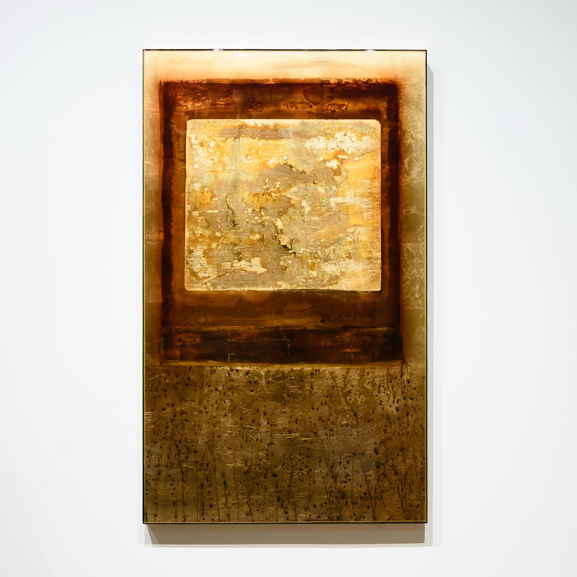 Essential Elements | 40" x 24" mixed media on panel David Graff