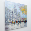 Steps Through History | 40" x 40" Acrylic on Canvas Irene Gendelman