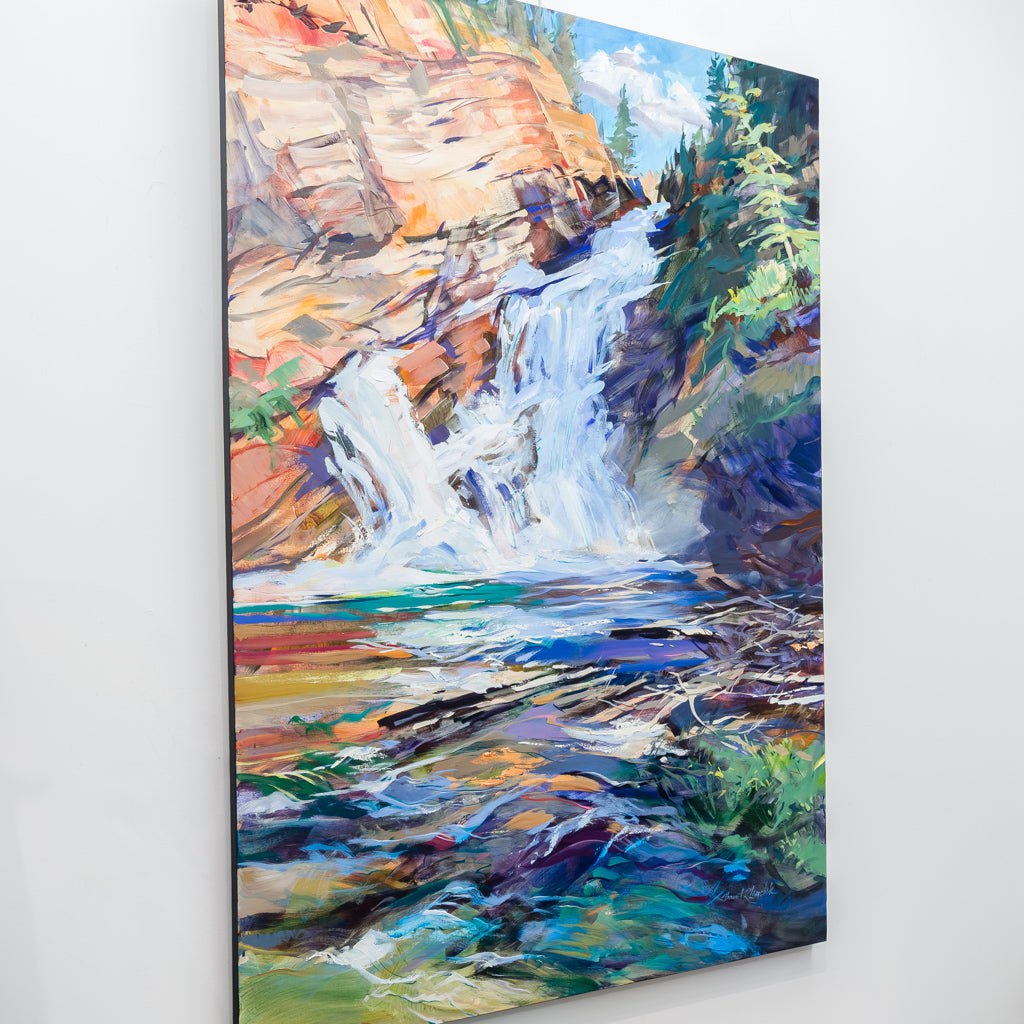 Cameron Falls Morning | 60" x 40" Acrylic on Canvas Brent Laycock RCA