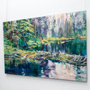 Peaceful Beaver Pond | 40" x 60" Acrylic on Canvas Brent Laycock RCA