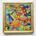 An Evening with Fireflies | 20" x 20" Acrylic on Canvas Grant Leier