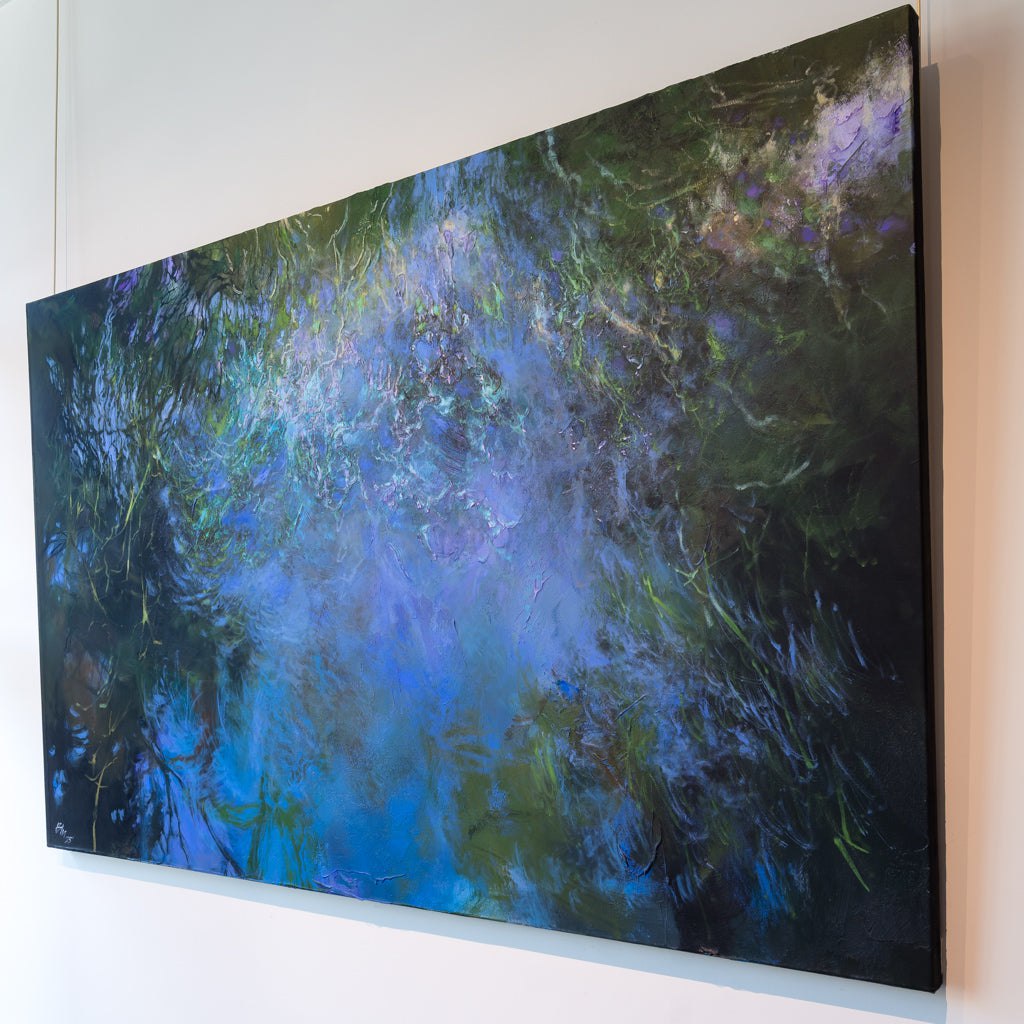 Fear of the Water | 54" x 86" Mixed Media on canvas Blu Smith
