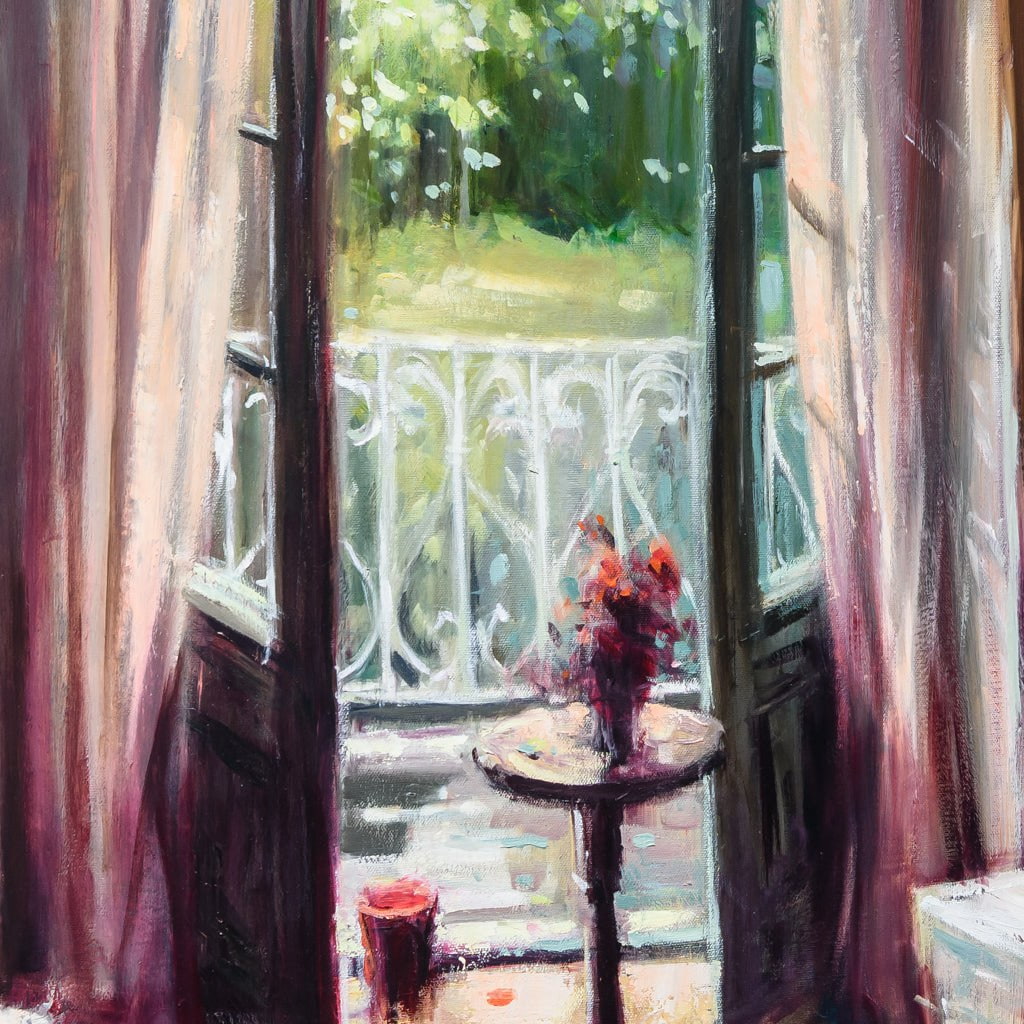 Elegant Approach | 60" x 20" Oil on Canvas Pierre Giroux