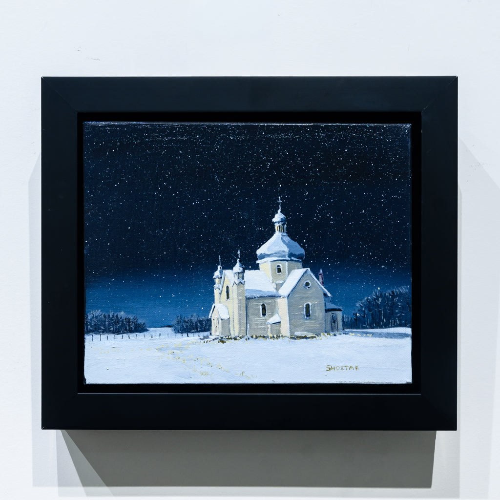 Who Painted this Church? | 8" x 10" Oil on Panel Peter Shostak