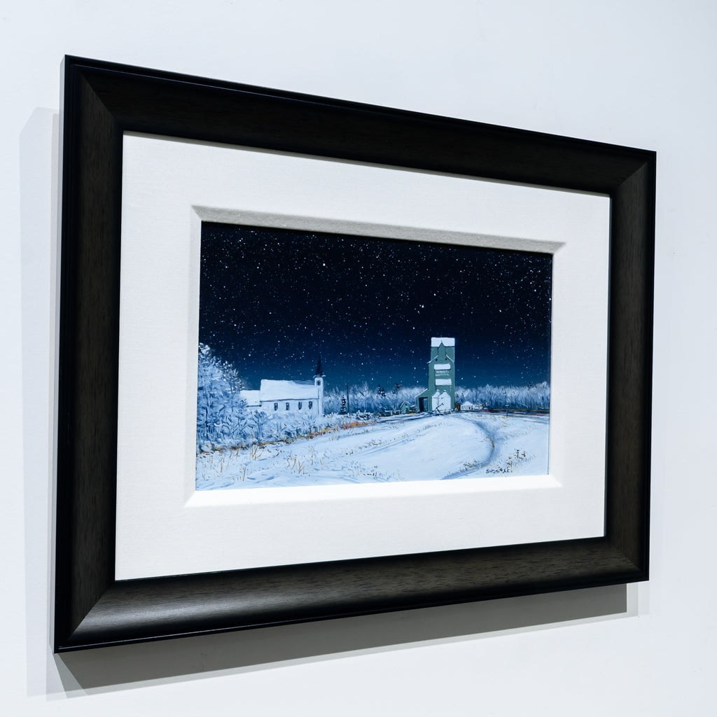 Small Town in Alberta | 10" x 16" Oil on Canvas Peter Shostak