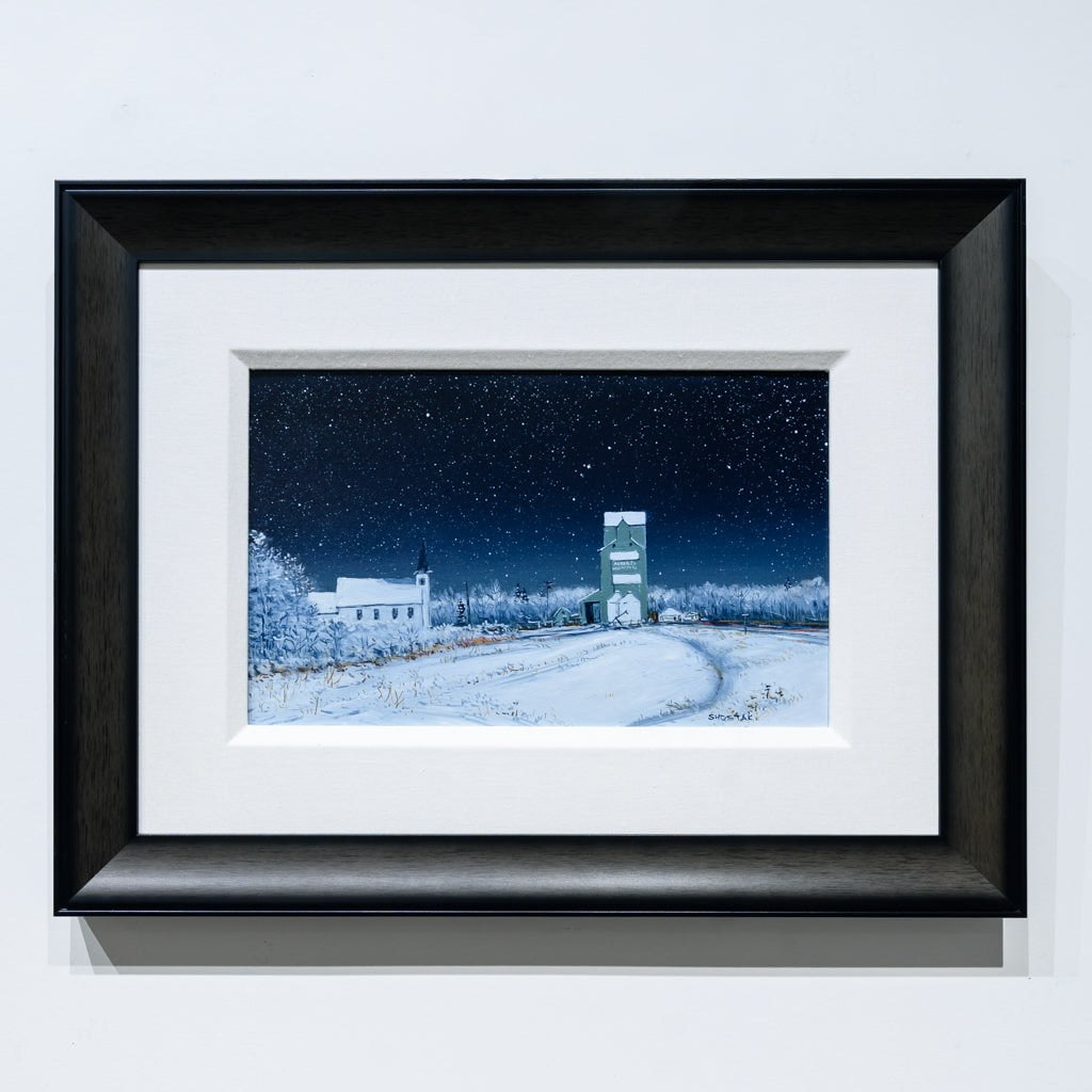 Small Town in Alberta | 10" x 16" Oil on Canvas Peter Shostak