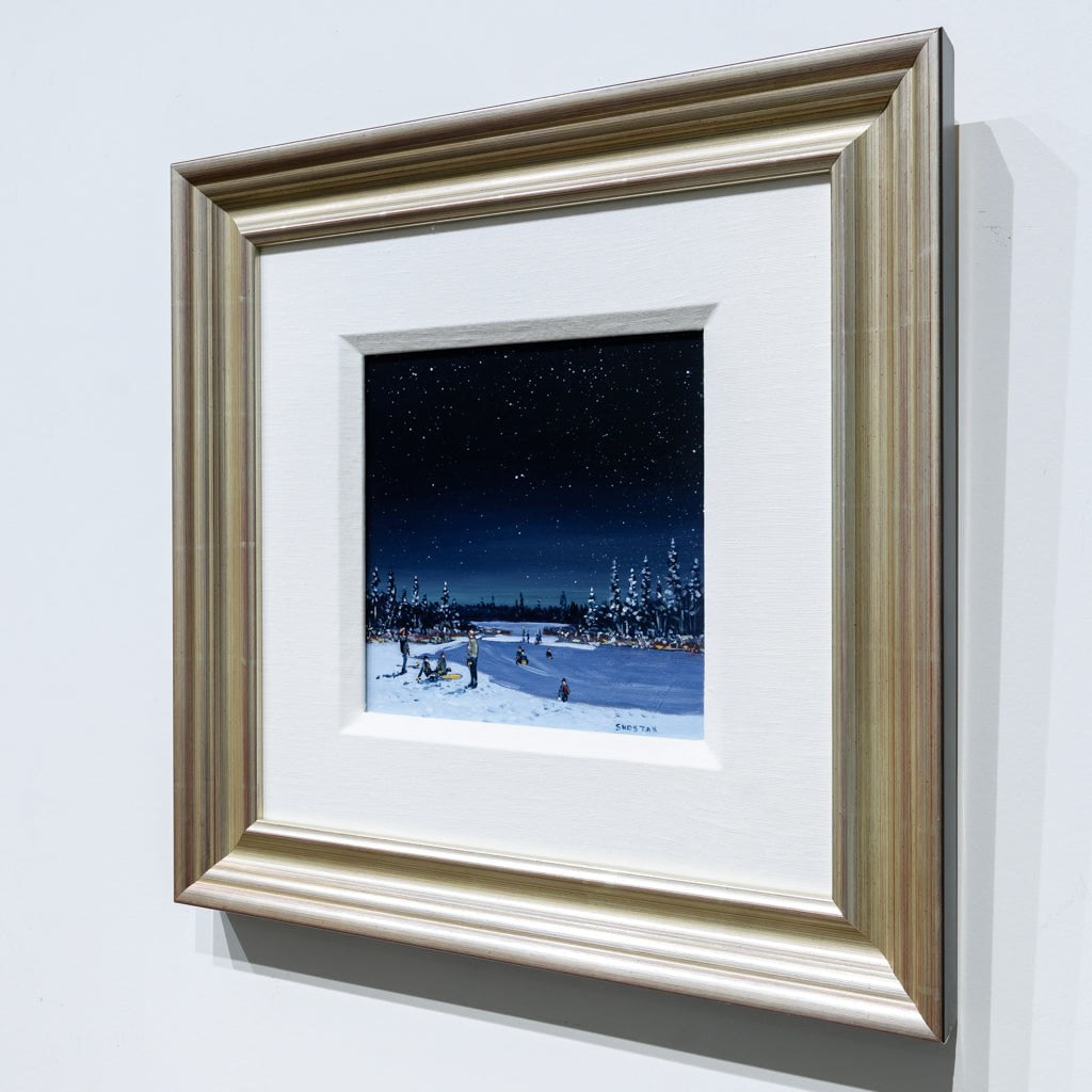 When do we have to go home? | 9" x 9" Oil on Canvas Peter Shostak