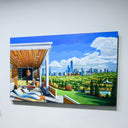 Mid Century Skyline | 30" x 48" Acrylic on Canvas Fraser Brinsmead