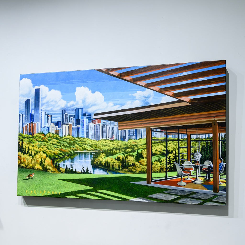 Room with a View | 30" x 48" Acrylic on Canvas Fraser Brinsmead