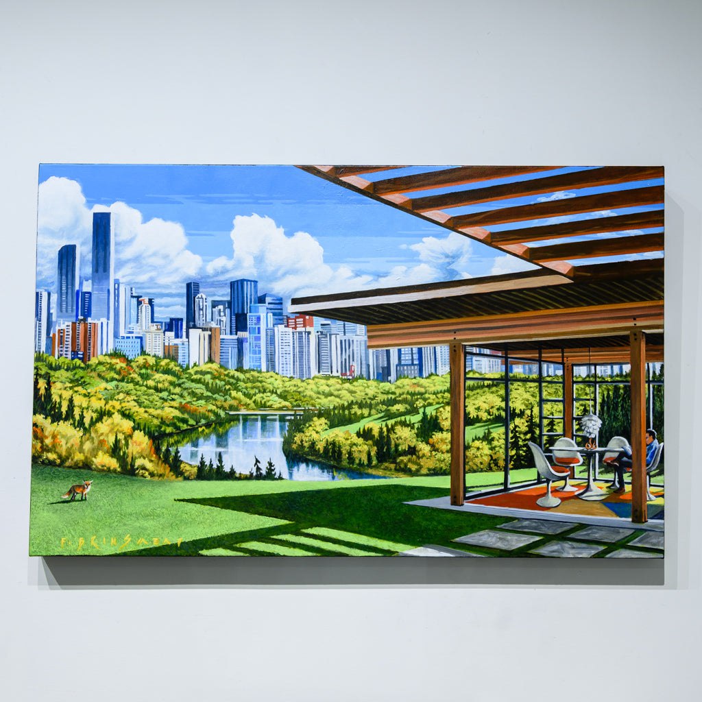 Room with a View | 30" x 48" Acrylic on Canvas Fraser Brinsmead