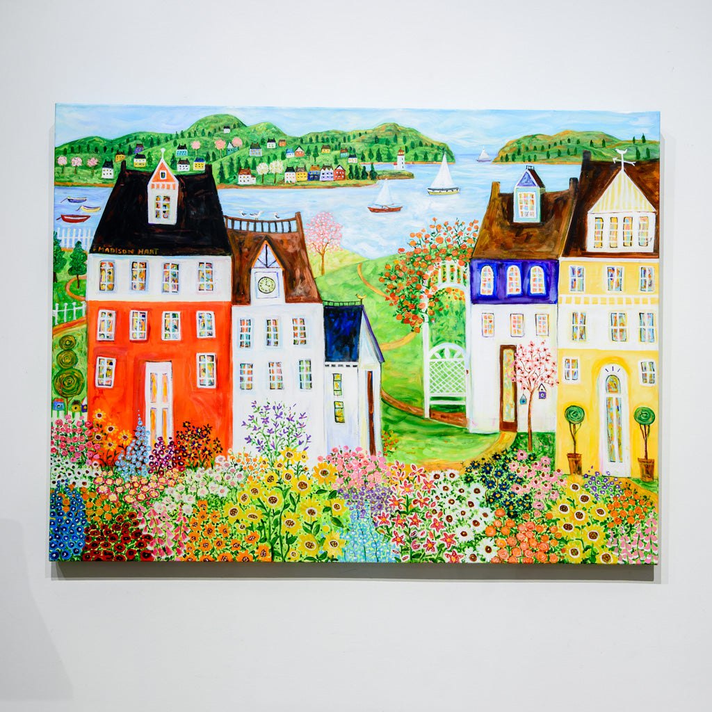 Fun in the Summer | 30" x 40" Acrylic on Canvas Madison Hart