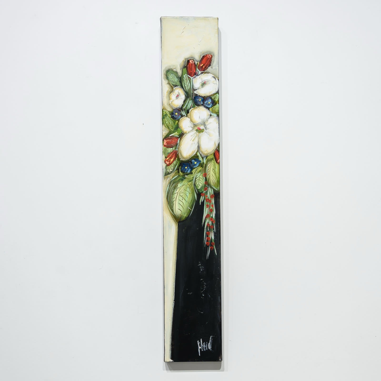 Pleasure | 36" x 6" Acrylic on Canvas Josée Lord