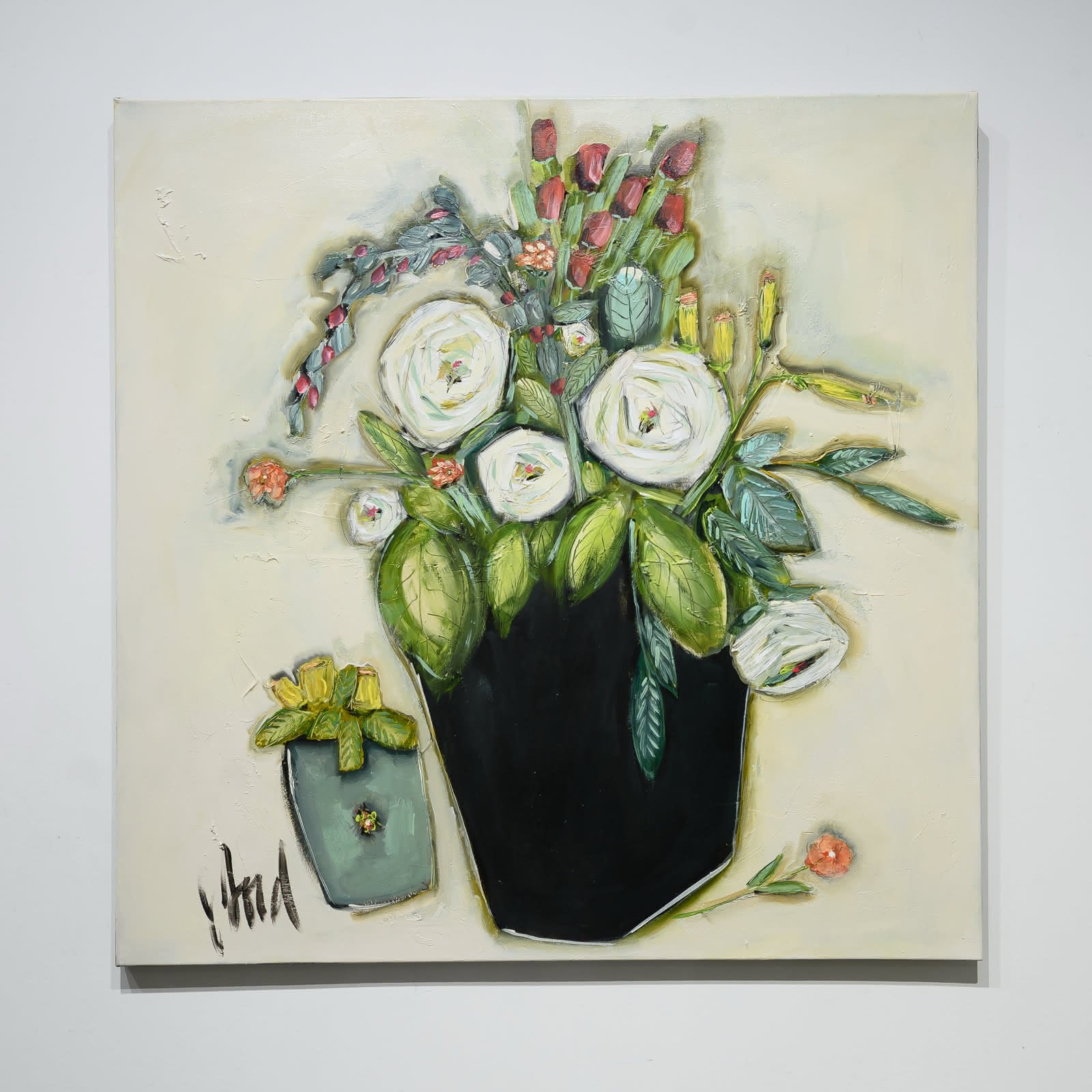Flowering of the Heart | 36" x 36" Acrylic on Canvas Josée Lord