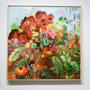 Les jardins de l'ile | 40" x 40" Acrylic on Canvas Board Ilinca Ghibu