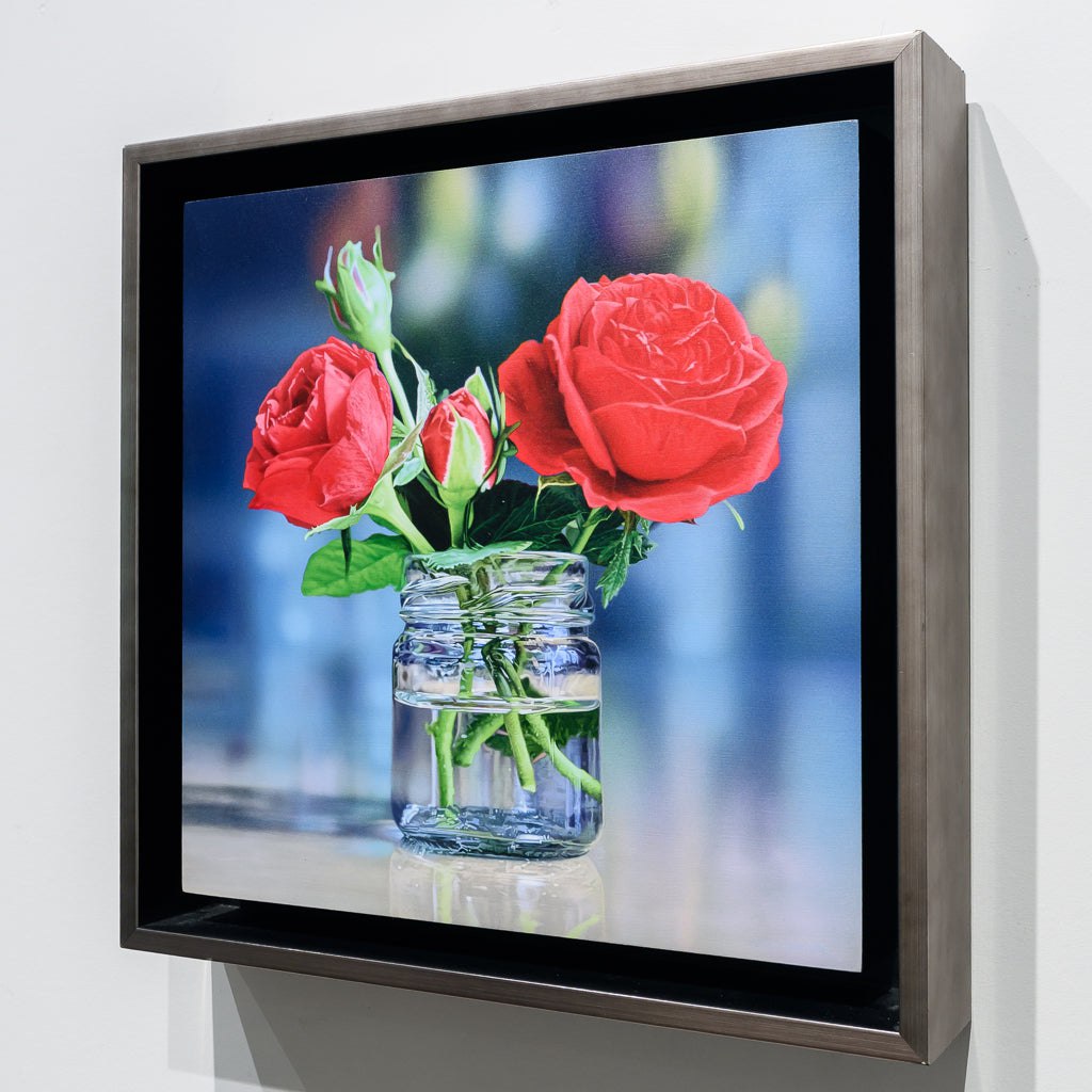 A Gathering of Roses | 12" x 12" Acrylic on Canvas Glen Semple