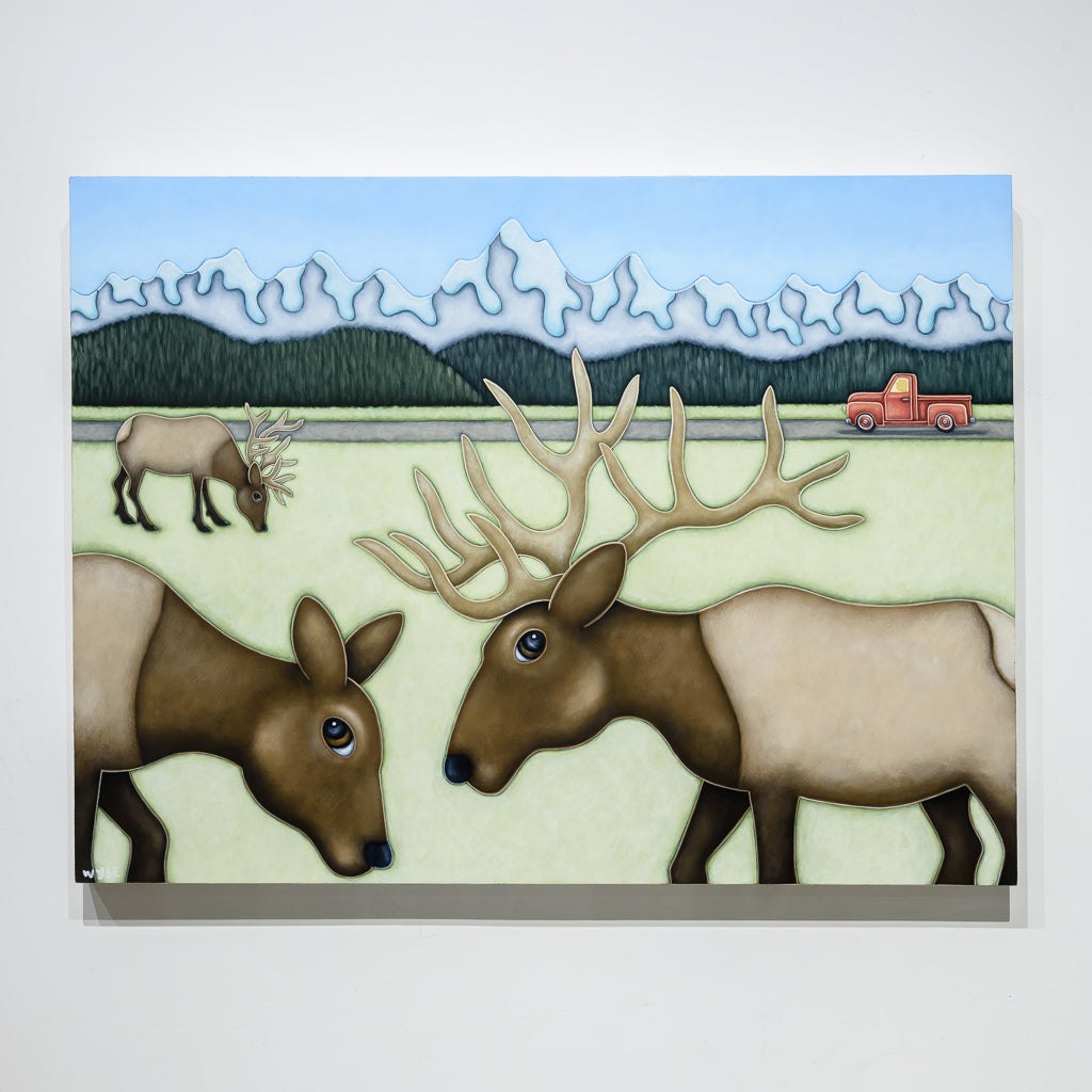 Love Going to Alberta | 30" x 40" Acrylic on Birch Panel Peter Wyse
