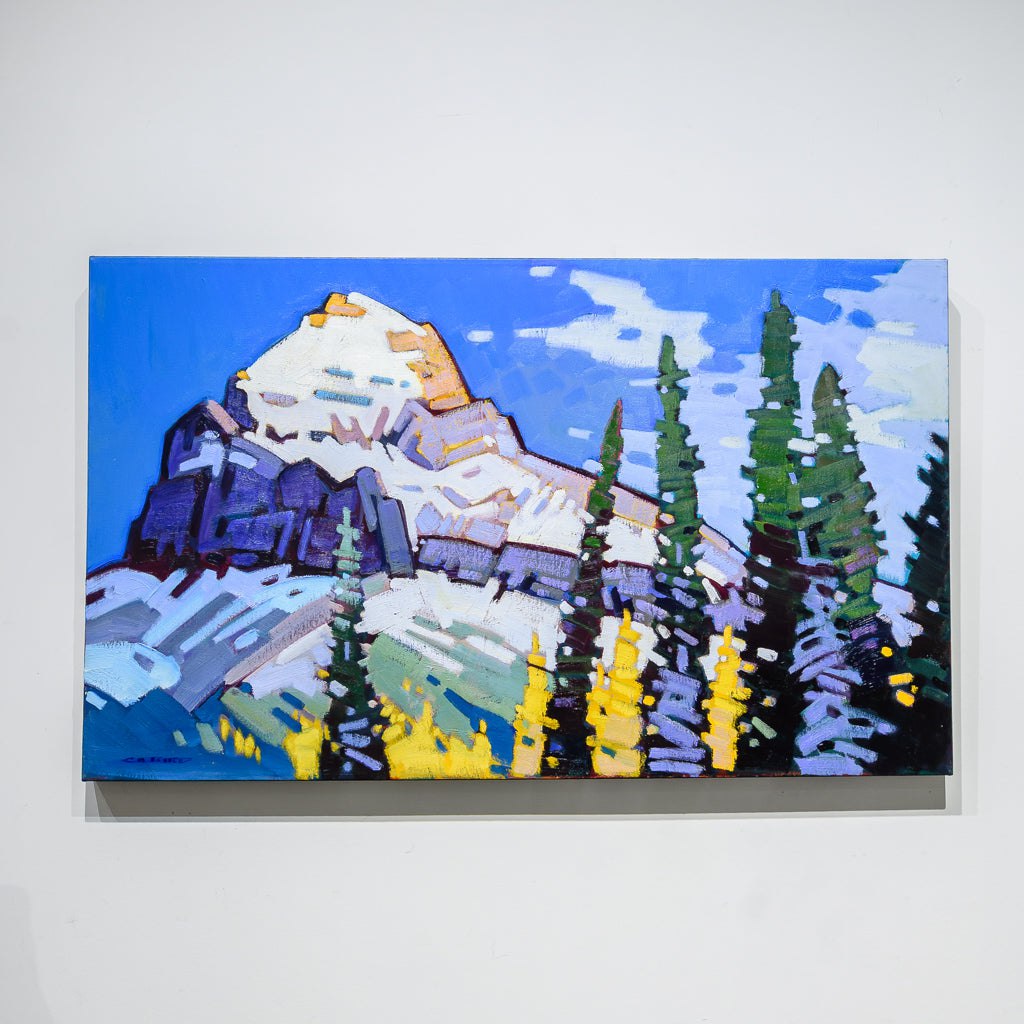 Larch Below Pilot | 24" x 40" Oil on Canvas Cameron Bird