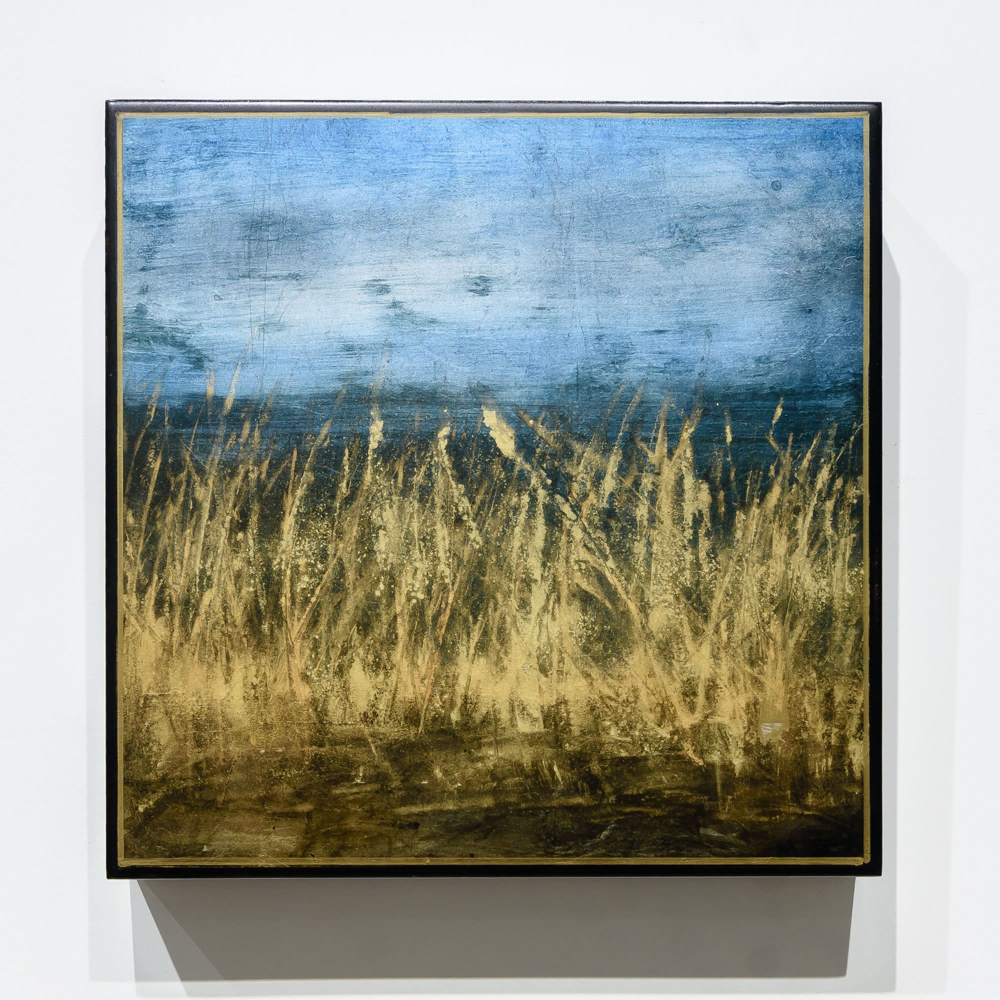 Untitled (Matte Finish) | 14" x 14" mixed media on panel David Graff