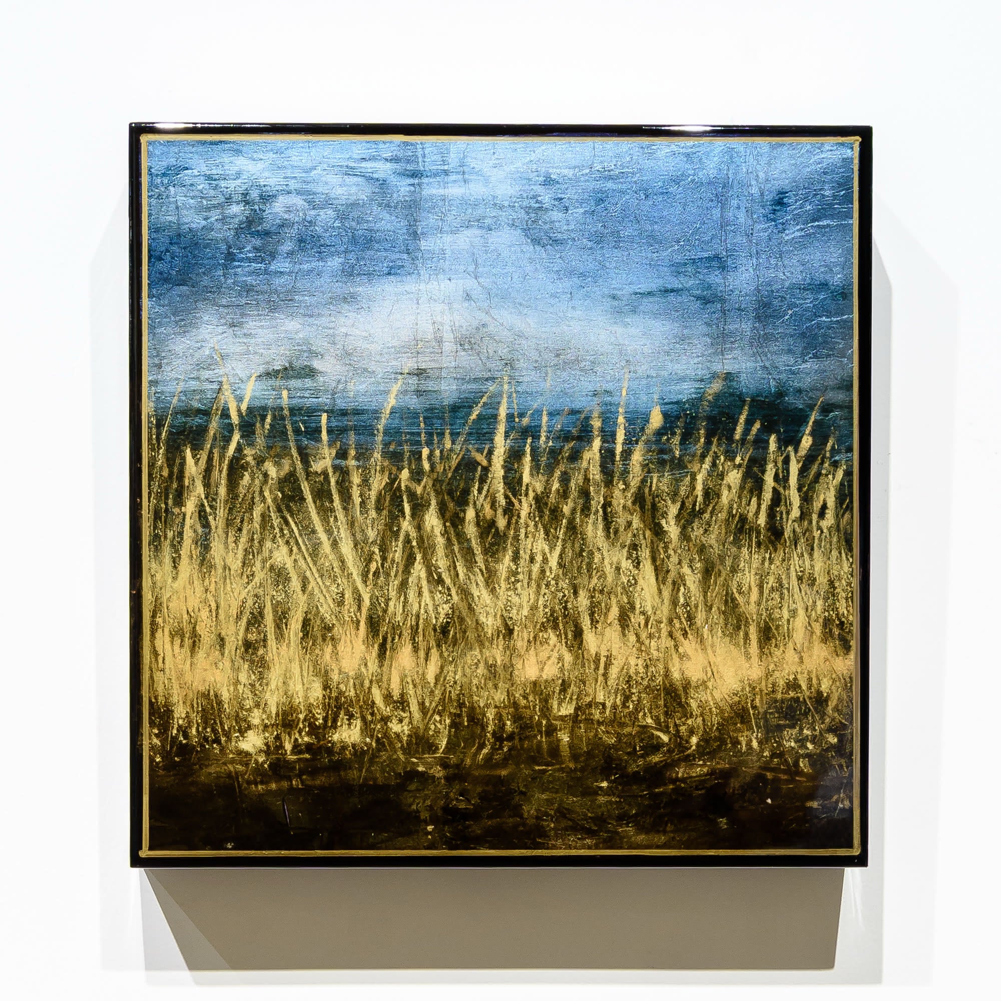 Untitled | 14" x 14" mixed media on panel David Graff