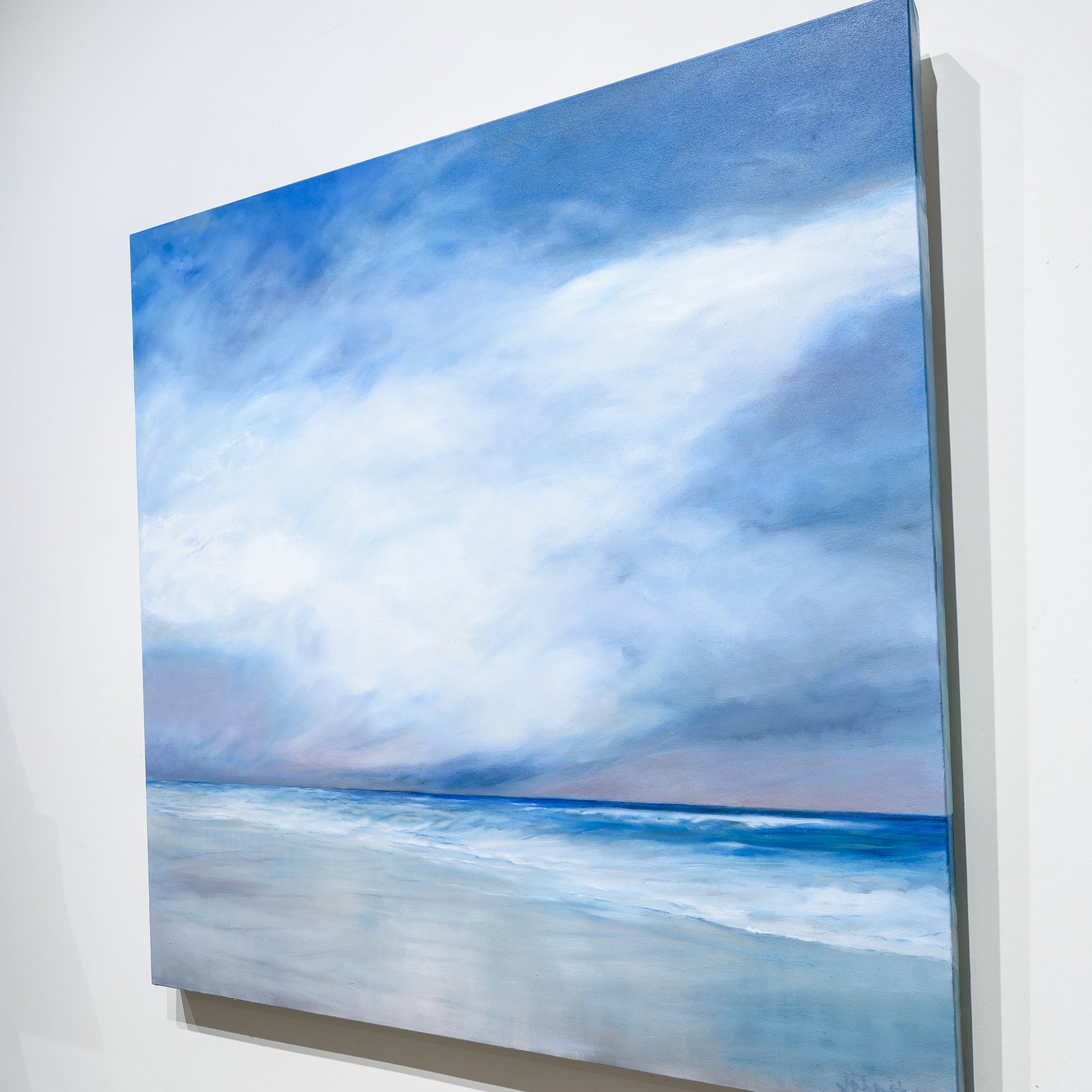 Winter Sea II - Liminal | 36" x 36" Oil on Canvas Patricia Johnston