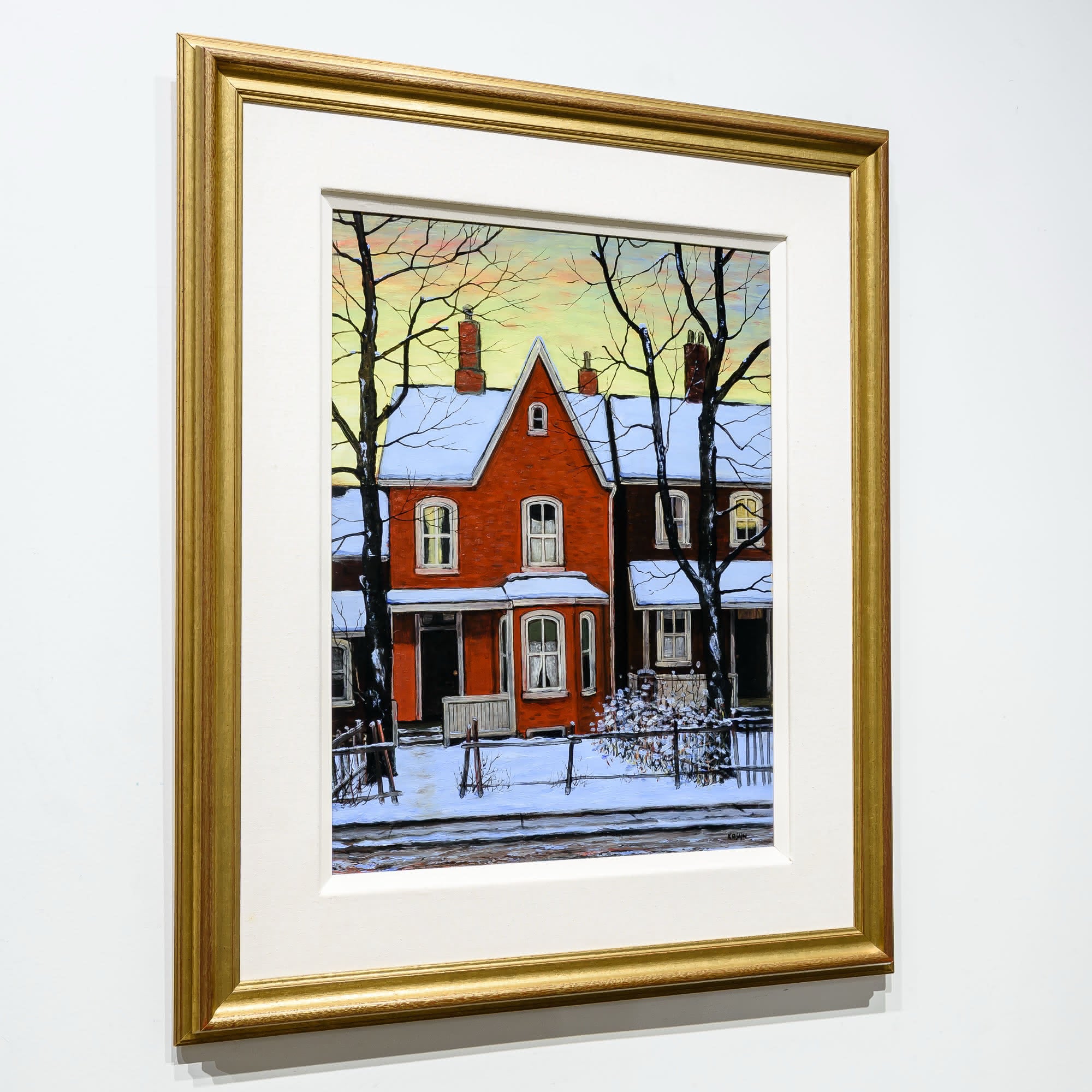 On McCaul St. North Queen | 24" x 18" Oil on Board John Kasyn