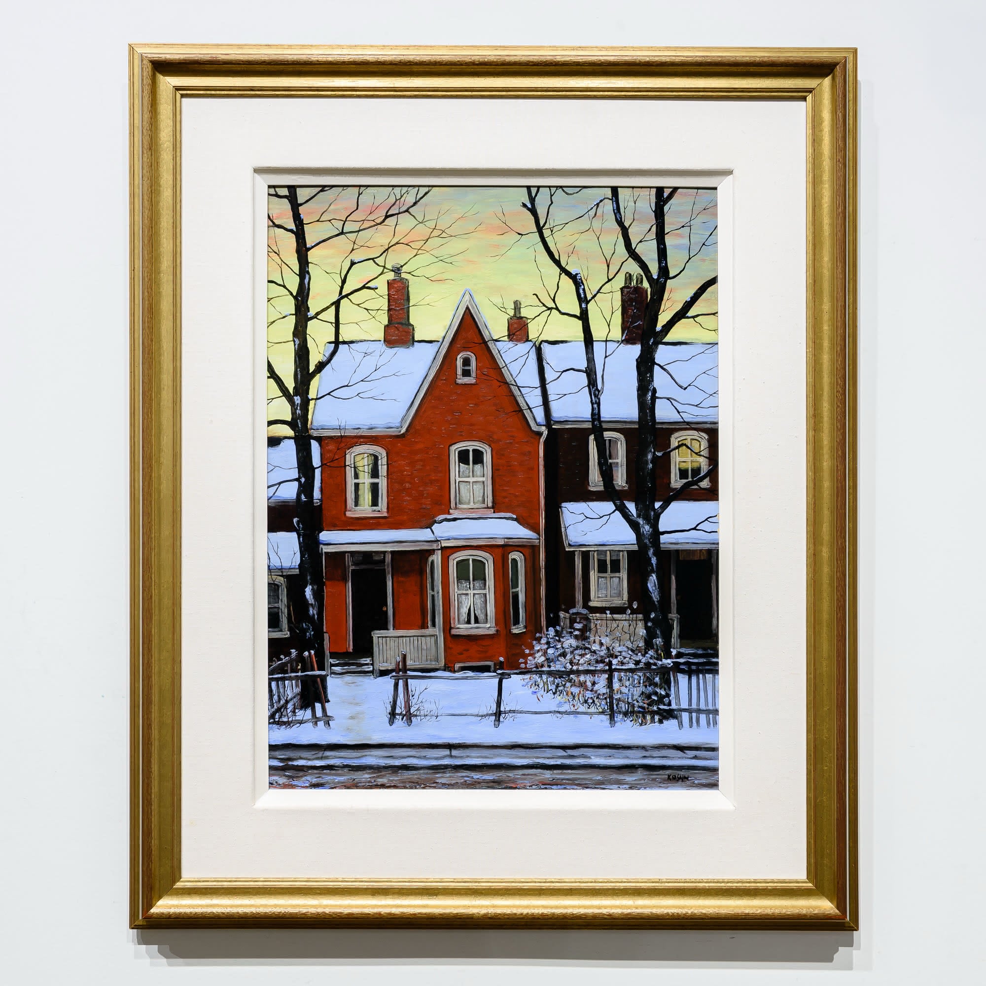 On McCaul St. North Queen | 24" x 18" Oil on Board John Kasyn