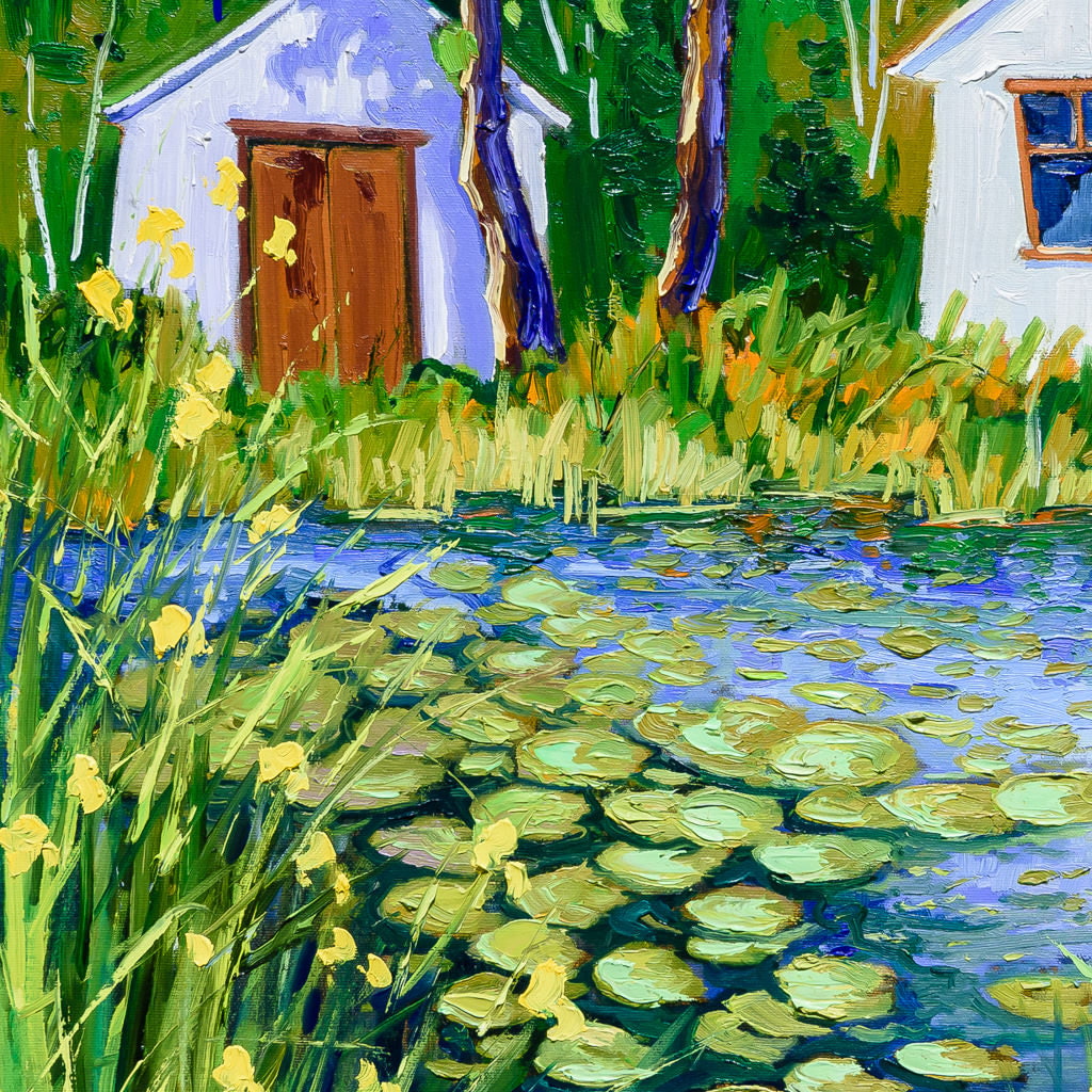 l'Etang | 24" x 20" Oil on Canvas Robert Savignac